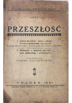 Przeszłość, 1931 r.