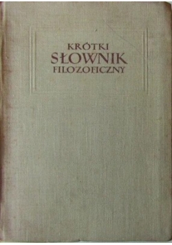 Krótki Słownik Filozoficzny