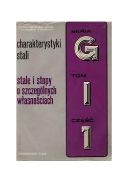 Charakterystyka stali ,I Tom