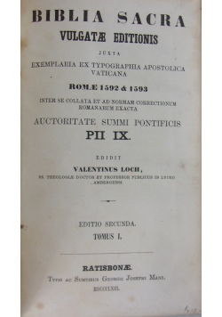Biblia sacra, 1863 r.
