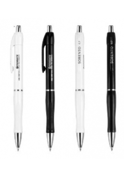 Długopis Sorento Black&White niebieski (24szt)