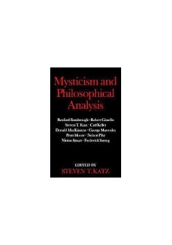 Mysticism and Philosophical Analysis