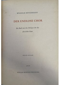 Der endlose chor, 1949 r.