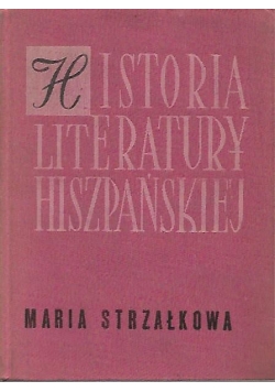 Historia literatury hiszpańskiej