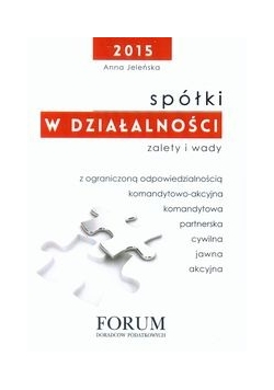Spółki w działalności gospodarczej
