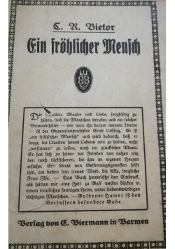 Fin fröhlicher mensch bietor, 1912 r.