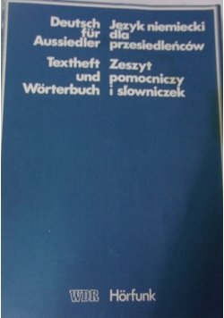 Język niemiecki dla przesiedleńców, zeszyt pomocniczy i słowniczek