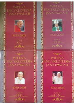 Wielka Encyklopedia Jana Pawła II ,zestaw 4 książek