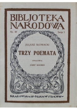 Trzy Poemata 1925 r.