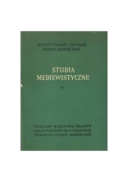 Studia mediewistyczne 9