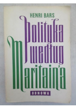 Polityka według Maritain'a