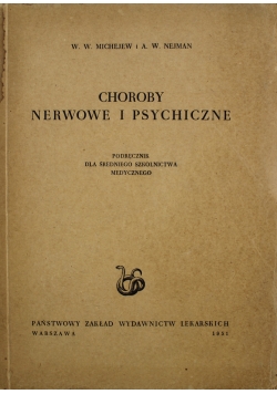 Choroby Nerwowe i Psychiczne