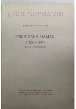 Ferdinand Galianti 1728 1787 życie i twórczość