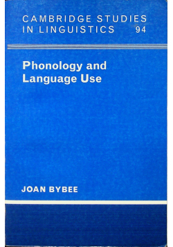 Phonology and Language Use