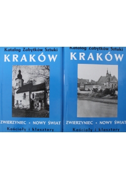 Katalog zabytów sztuki kraków 2 części