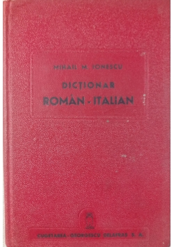 Dictionar roman-italian, 1944 r.
