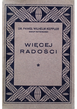 Więcej radości 1932 r.