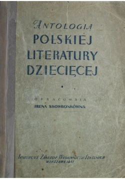 Antologia Polskiej Literatury Dziecięcej 1946 r.
