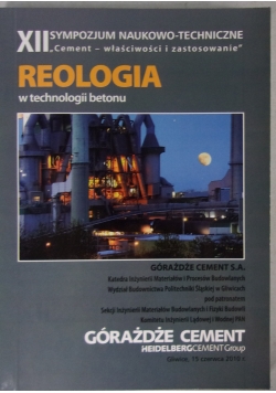 Reologia w technologii betonu XII