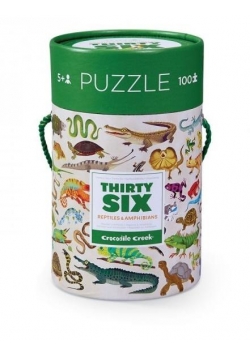 Puzzle 100  - Gady i płazy