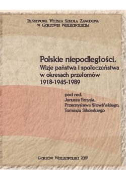 Polskie niepodległości wizje państwa i społeczeństwa