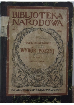 Wybór poezyj, 1922r.