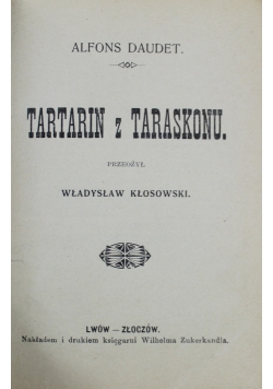 Tarrtarin z Taraskonu 1923 r.