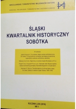 Śląski kwartalnik historyczny sobótka nr 1  2016