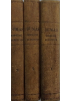 Le secretaire de la Marquise du Deffand, zestaw 3 książek z 1857 r.