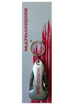 Multitool-brelok z latarką Biało-czerwoni