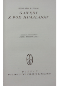 Gawędy z pod Himalajów, 1931r