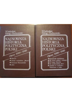 Najnowsza historia polityczna Polski. T. I-II