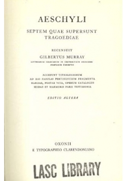 Septem quae supersunt tragoediae