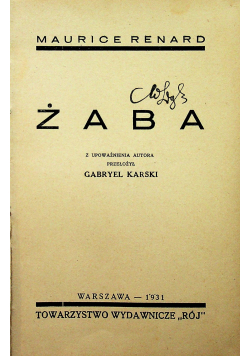 Żaba 1931 r