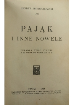 Pająk i inne nowele, 1911 r.