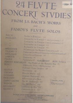 24 flute concert studies