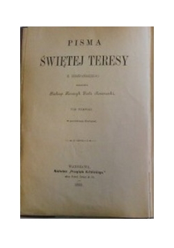 Pisma świętej Teresy 1898 r