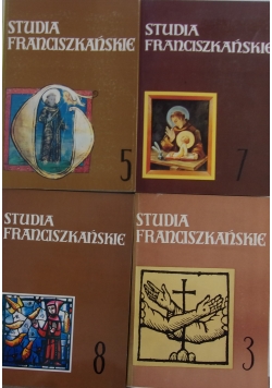 Studia Franciszkańskie ,Tom 3,5,7,8