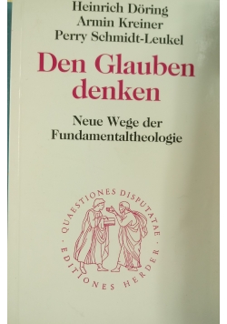 Den Glauben denken