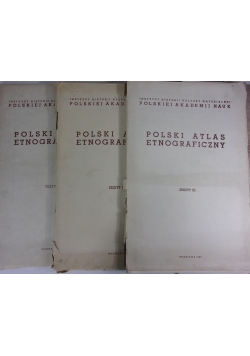 Polski atlas etnograficzny, zeszyt I-III