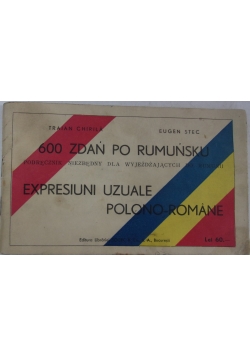 600 zdań po rumuńsku, ok. 1926r.