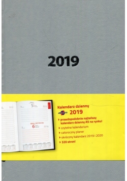 Kalendarz 2019 A5 dzienny ekonomiczny