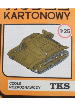 Model Kartonowy Czołg Rozpoznawczy TKS