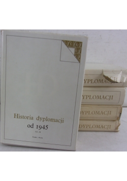 Historia dyplomacji,tom II-V**