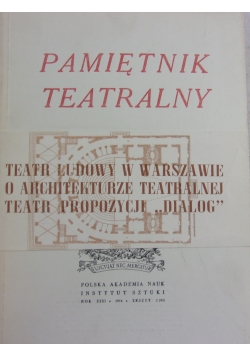 Pamiętnik Teatralny