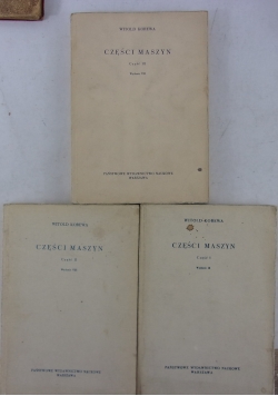 Części maszyn cześć I-III