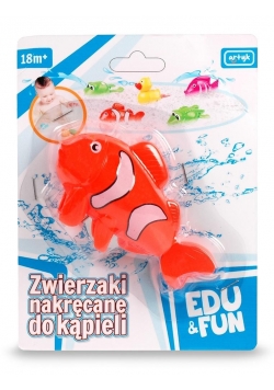 Zwierzaki nakręcane do kąpieli Edu&Fun