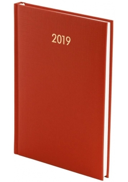 Kalendarz 2019 A5 Tygodniowy Albit Czerwony