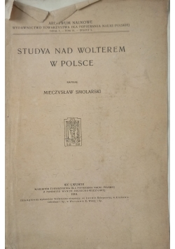 Studia nad Wolterem w Polsce 1918