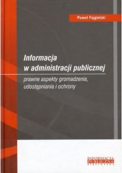 Informacja w administracji publicznej